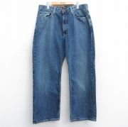 W36★古着 ラルフローレン Ralph Lauren ポロジーンズ ブランド ジーンズ メンズ コットン 紺 ネイビー デニム 【spe】 25sep17 中古 ボトムス ジーパン Gパン ロング パンツ
