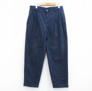 W32★古着 ノーティカ NAUTICA ブランド パンツ メンズ 90年代 90s コットン 紺 ネイビー 【spe】 25sep18 中古 ボトムス ロング