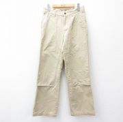 W30★古着 パタゴニア patagonia パンツ メンズ ダブルニー ダック地 オーガニックコットン 薄ベージュ カーキ 【spe】 25sep22 中古 ボトムス ロング
