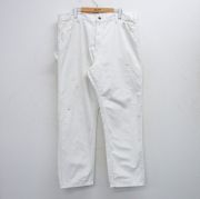 W38★古着 ディッキーズ Dickies ペインター パンツ メンズ シャーウィンウィリアムズ コットン 白 ホワイト 【spe】 25sep25 中古 ボトムス ロング