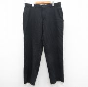 W38★古着 リーバイス Levis アクション スラックス パンツ メンズ 80年代 80s USA製 黒 ブラック 【spe】 25oct01 中古 ボトムス ロング