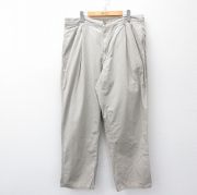 W37★古着 ラルフローレン Ralph Lauren ブランド チノ パンツ チノパン メンズ 90年代 90s コットン 薄グレー系 【spe】 25oct01 中古 ボトムス ロング