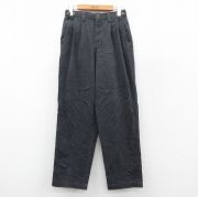 W28★古着 ドッカーズ パンツ メンズ 00年代 00s コットン 黒 ブラック 【spe】 25oct17 中古 ボトムス ロング