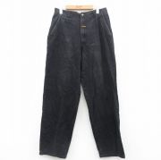 W29★古着 BOSS ジーンズ メンズ 00年代 00s コットン 黒 ブラック デニム 【spe】 25oct18 中古 ボトムス ジーパン Gパン ロング パンツ