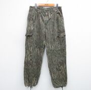 W33★古着 リバティ ハンティング パンツ メンズ 90年代 90s リアルツリー コットン USA製 緑他 迷彩【spe】 25nov11