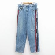 W34★古着 ジーンズ メンズ コットン イタリア製 紺 デニム【spe】 25nov19