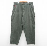 W42★古着 PELLE PELLE ペインター パンツ メンズ 00年代 00s 大きいサイズ コットン 緑 デニム【spe】 25nov19