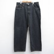 W38★古着 リーバイス Levis 569 ジーンズ メンズ コットン 黒 デニム【spe】 25nov19