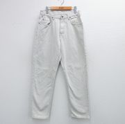 W33★古着 ギャップ GAP ジーンズ メンズ 90年代 90s コットン USA製 白系 デニム【spe】 25dec27