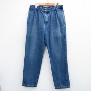 W34★古着 ドッカーズ ジーンズ メンズ コットン 紺 デニム【spe】 26jan14