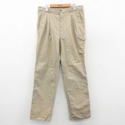 W36★古着 エディーバウアー パンツ メンズ 80年代 80s タロン ベージュ【spe】 26jan30