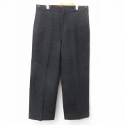 W37★古着 ウールリッチ パンツ メンズ 80年代 80s ウール タロン 黒【spe】26feb03