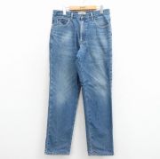 W34★古着 エルエルビーン ジーンズ メンズ 00年代 00s ヒゲ コットン 紺 デニム【spe】 26feb05