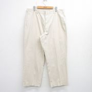 W38★古着 エルエルビーン スラックス パンツ メンズ 90年代 90s 薄ベージュ【spe】 26feb13