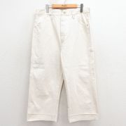 W36★古着 ビッグベン ペインター パンツ メンズ 80年代 80s USA製 タロン 薄ベージュ【spe】 26feb16