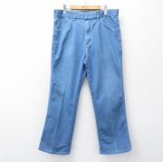 W34★古着 パンツ メンズ 90年代 90s 薄紺【spe】 26feb17