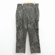 W38★古着 ウォールズ Walls ハンティング カーゴ パンツ メンズ 90年代 90s リアルツリー USA製 濃緑他 迷彩【spe】 26mar05