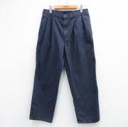 W31★古着 ドッカーズ パンツ メンズ 90年代 90s コットン USA製 紺【spe】 26mar11