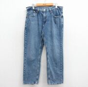 W34★古着 リーバイス Levis 559 ジーンズ メンズ 紺 デニム【spe】 26mar10