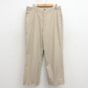 W34★古着 ブルックスブラザーズ ブランド パンツ メンズ コットン ベージュ【spe】 26mar13