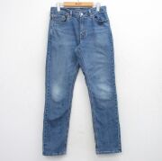 W30★古着 リーバイス Levis 541 ジーンズ メンズ ヒゲ 紺 デニム【spe】 26mar14