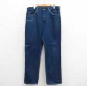 W36★古着 リー Lee ジーンズ メンズ 80年代 80s コットン USA製 タロン 紺 デニム【spe】 26mar18