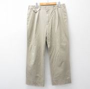 W36★古着 アバクロンビー パンツ メンズ 80年代 80s コットン ベージュ【spe】 26mar18