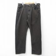 W36★古着 ラングラー ジーンズ メンズ コットン 茶系 デニム【spe】 26mar26