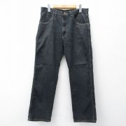 W32★古着 ラングラー ジーンズ メンズ 00年代 00s 黒 デニム【spe】 26mar27