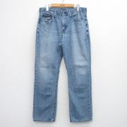 W33★古着 リーバイス Levis 514 ジーンズ メンズ ヒゲ コットン 紺 デニム【spe】 26mar30