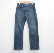 W30★古着 リーバイス Levis 514 ジーンズ メンズ ヒゲ コットン 紺 デニム【spe】 26mar31