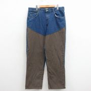 W35★古着 カベラス ハンティング パンツ メンズ コットン 紺 デニム【spe】 26apr06