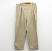 W36★古着 ノーティカ ブランド パンツ メンズ 90年代 90s コットン ベージュ【spe】 26apr13