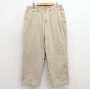 W34★古着 ジェイクルー パンツ メンズ ヘリンボーン コットン ベージュ【spe】 26apr13