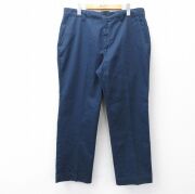 W36★古着 ビッグベン ワーク パンツ メンズ 90年代 90s USA製 紺【spe】 26apr16
