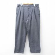 W37★古着 ドッカーズ パンツ メンズ 90年代 90s コットン 濃グレー【spe】 26apr16