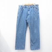 W36★古着 ハーレーダビッドソン ジーンズ メンズ ブーツカット コットン 紺 デニム【spe】 26apr20