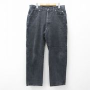 W36★古着 ハーレーダビッドソン ジーンズ メンズ 00年代 00s コットン 黒 デニム【spe】 26apr21