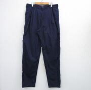 W36★古着 ラルフローレン ブランド チノ パンツ チノパン メンズ 80年代 80s ワンポイントロゴ コットン USA製 タロン 紺【spe】 26apr23