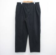W38★古着 ラルフローレン ブランド チノ パンツ チノパン メンズ 90年代 90s ワンポイントロゴ コットン 黒【spe】 26apr23
