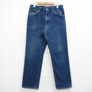 古着通販 W33☆古着 リーバイス Levis 504 ジーンズ メンズ ヒゲ 紺