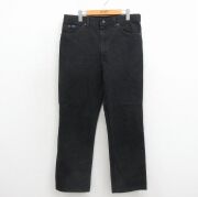 W34★古着 リー Lee ジーンズ メンズ 90年代 90s コットン USA製 黒【spe】 26apr30