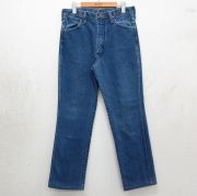 W34★古着 ラングラー ジーンズ メンズ 90年代 90s コットン USA製 紺 デニム【spe】 26may09