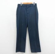W33★古着 ディッキーズ ワーク パンツ メンズ 90年代 90s 874 タロン 紺【spe】 26may11