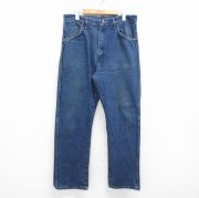 W36★古着 ラスラー ジーンズ メンズ 90年代 90s コットン ネイビー デニム【spe】 26may13