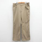 W40★古着 リー Lee パンツ メンズ 80年代 80s フレア 大きいサイズ USA製 タロン ベージュ【spe】 26may14