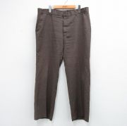 W38★古着 リーバイス Levis アクション スラックス パンツ メンズ 80年代 80s スタプレ ブラウン【spe】 26may16