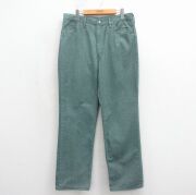 W33★古着 ラスラー ジーンズ メンズ 80年代 80s USA製 タロン グリーン デニム【spe】 26may22
