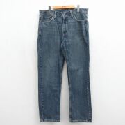 W36★古着 リーバイス Levis 559 ジーンズ メンズ ヒゲ ネイビー デニム【spe】 26jun15