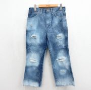 古着通販 W32☆古着 リーバイス Levis 569 ジーンズ メンズ ヒゲ 紺 デニム